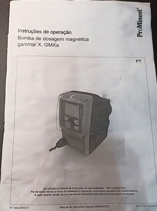 ProMinent - Bomba dosadora magnética de diafragma gamma / x .