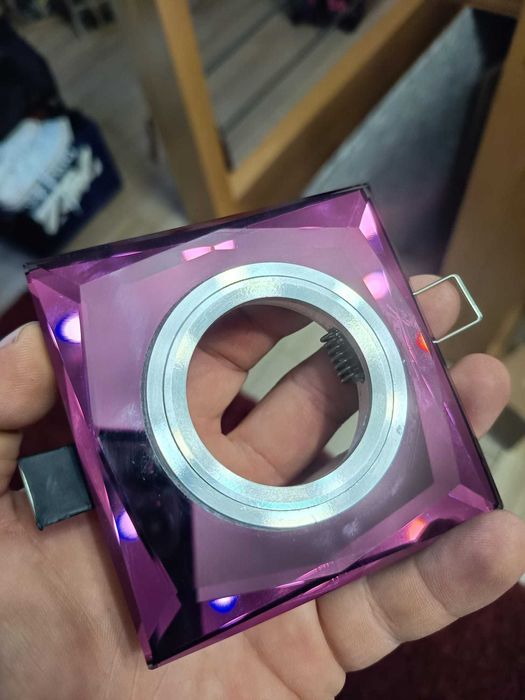 oprawy sufitowe halogenowe szklane