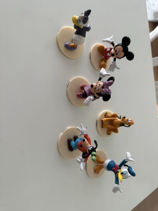 Figura disney minnie mickey donald pluto aniversario bolo festa