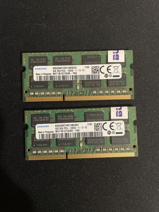 Озу для ноутбука dd3 2x8gb