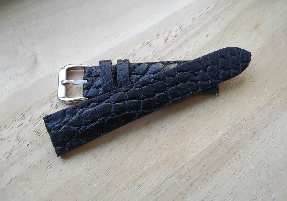 Pasek skórzany do zegarka - 20/18 mm - szybki montaż