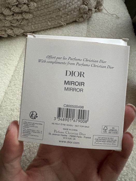 Lusterko kieszonkowe dior nowe w etui