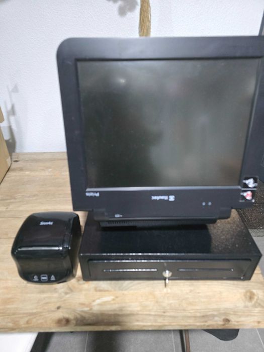 Pos com gaveta e impressora
