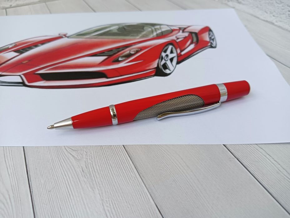 Кулькова металева ручка Ferrari шариковая ручка