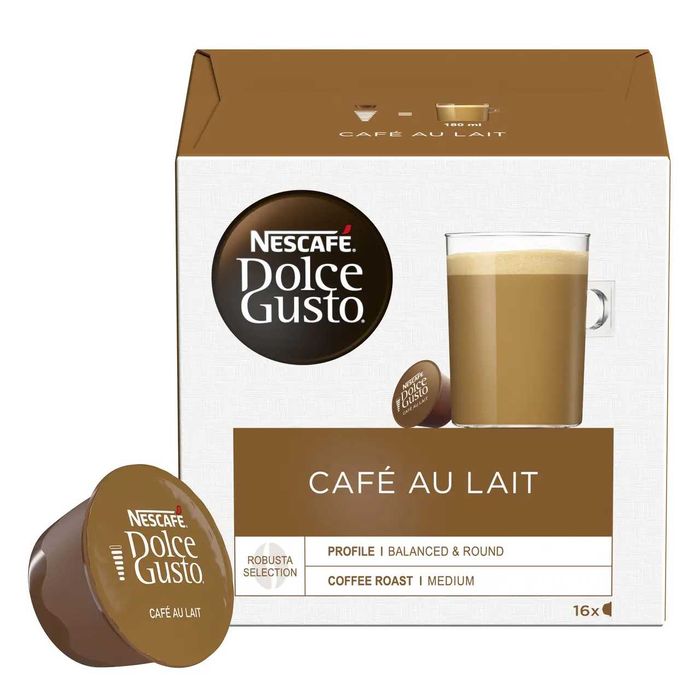 Nescafe DOLCE GUSTO Cafe au Lait Кава в капсулах 16 шт. 160г