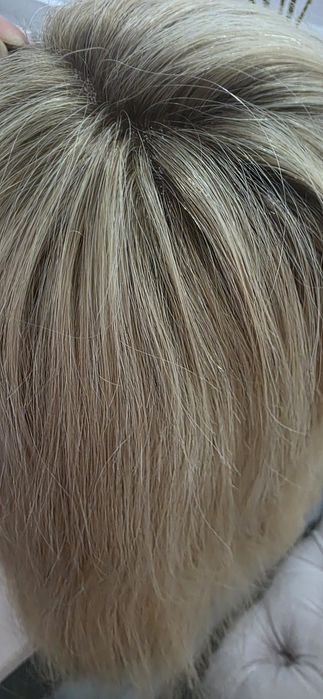 Topper naturalny hairlux Lata 45 cm