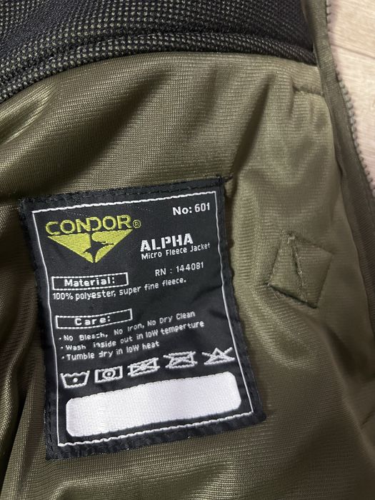 флісова кофта Condor Alpha Fleece кольору Olive Drab