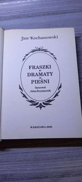 Kochanowski Jan - Fraszki DRAMATY Pieśni