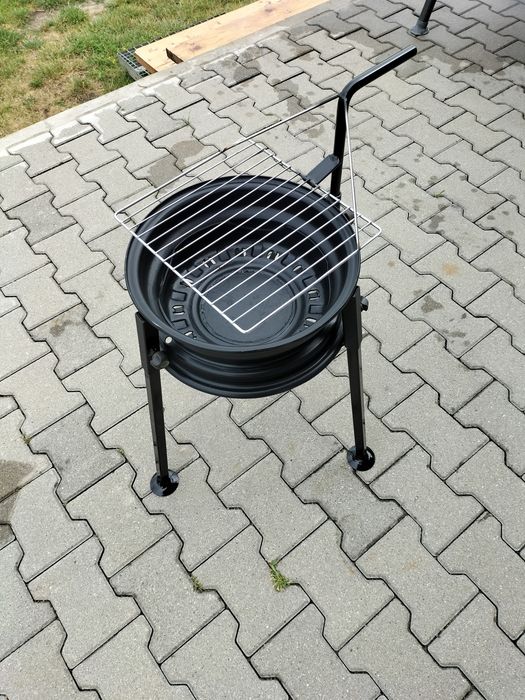 Grill z felgi składany