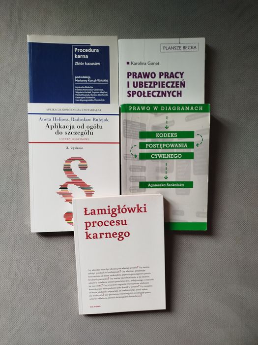 Książki naukowe z dziedziny prawa - 5szt.