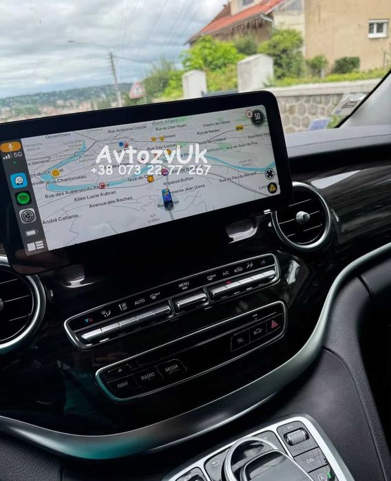 Дисплей V-Class MERCEDES BENZ w447 потолочный монитор Android CarPlay