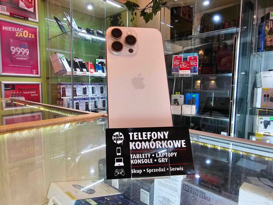 Iphone 16 Pro Max 256Gb Gold Bat:92% Gwarancja/SklepGSM/Lwsk