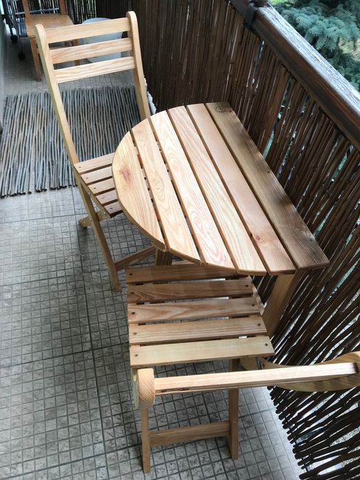 Стіл круглий розкладний