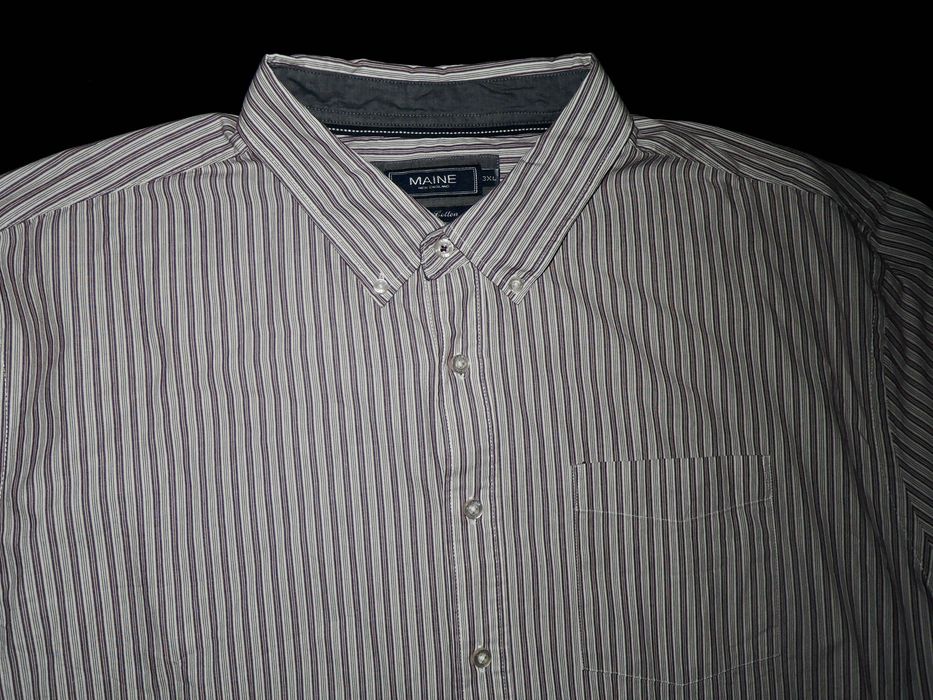 Maine  elegancka koszula 3XL w paski  bawełna długi rękaw