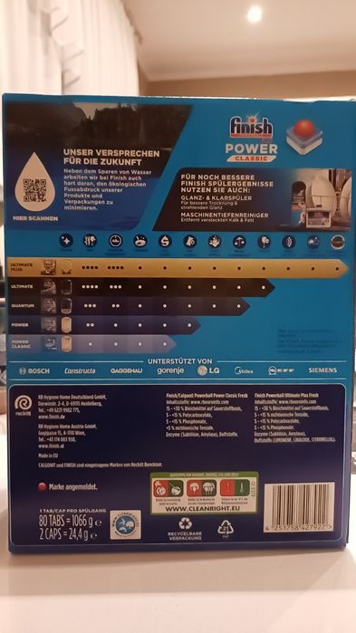 Tabletki do zmywarki Finish power classic