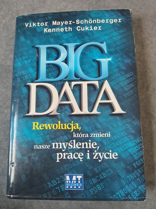 Big Data Kenneth Cukier, Victor Mayer-Schonberger
