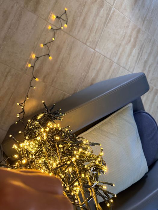 Luzes LED decorativas de luz quente