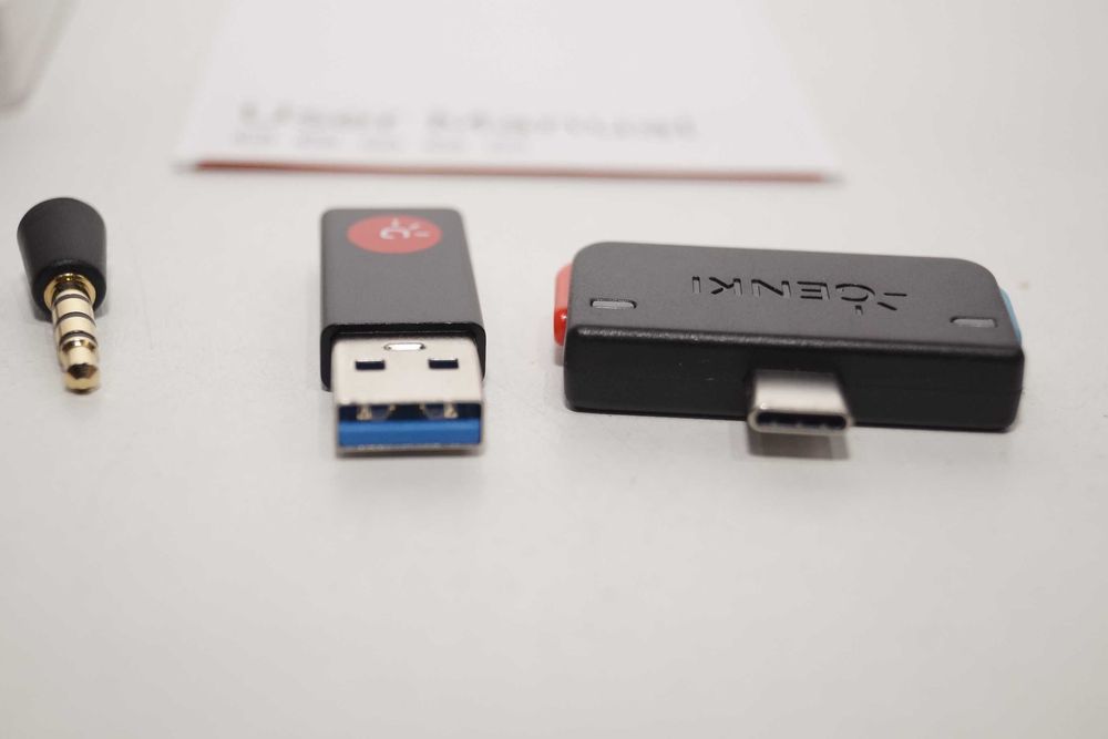 GENKI Adapter audio Bluetooth Nintendo Switch bezprzewodowy PS4 USB-C