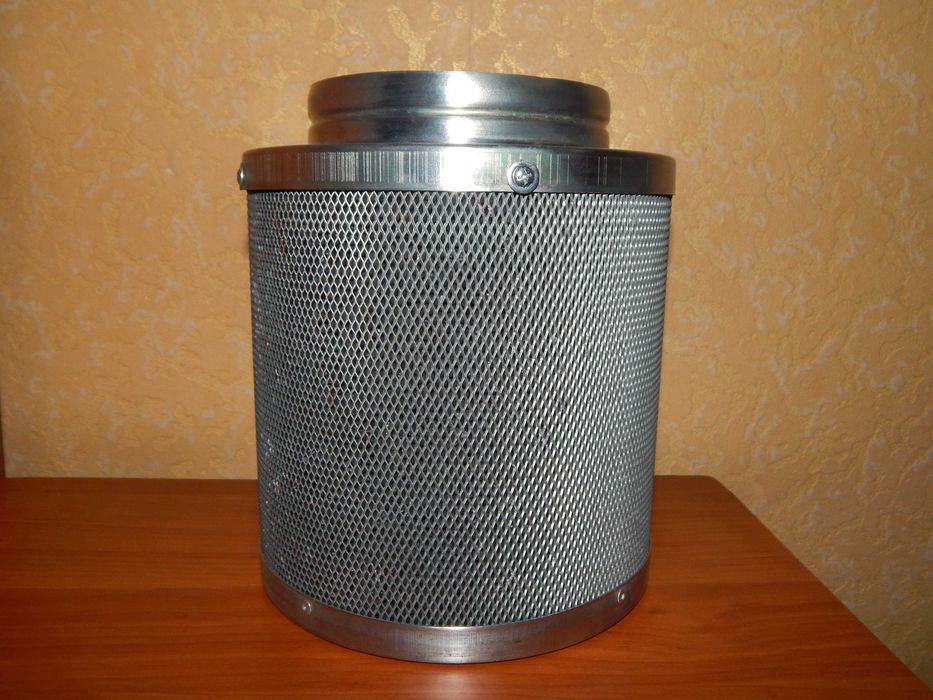 Угольный фильтр 25 см для вытяжки вентиляции помещений экологичный 125