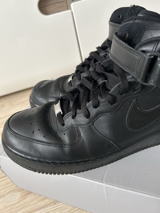 Czarne nike air force 1 r. 45,5 męskie