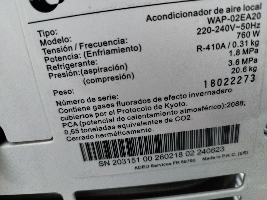 Ar condicionado portátil