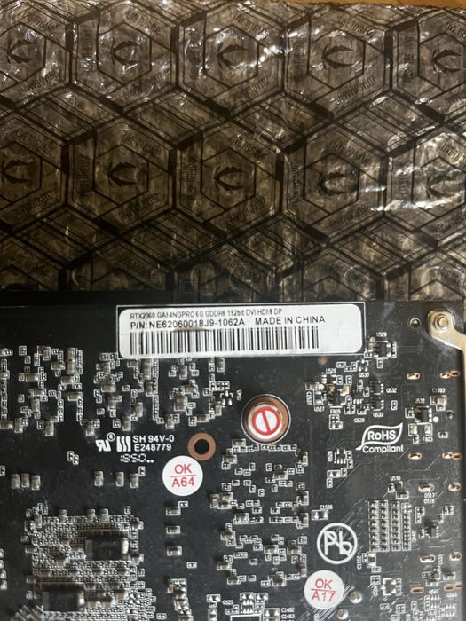 Palit gforce rtx2060 6gb gamingpro white led