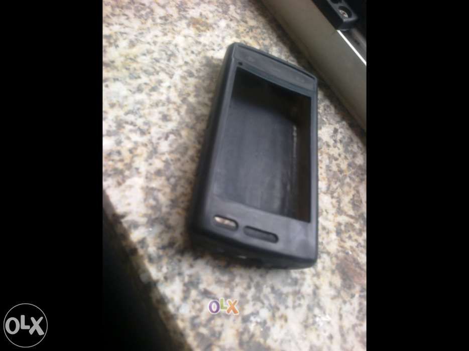 Capa silicone + capa cabedal nokia 500