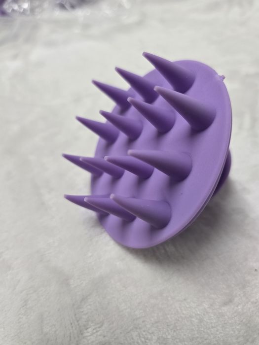 SZCZOTKA Delikatny  Masażer do mycia Skóry głowy WŁOSÓW SILIKONOWY