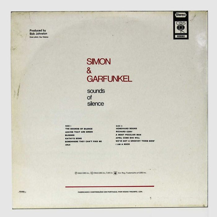 Simon & Garfunkel ‎– Sounds Of Silence