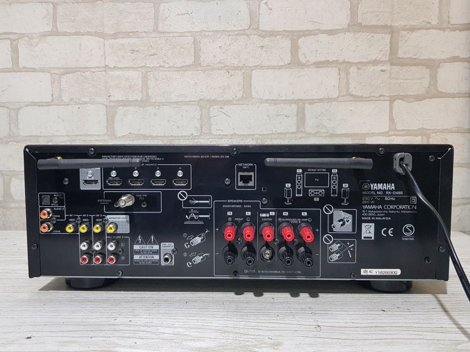 Пульт!5.1AV ресивер Yamaha RX-D485,5*115, Wi-Fi,Bluetooth,AirPlay,DAB+