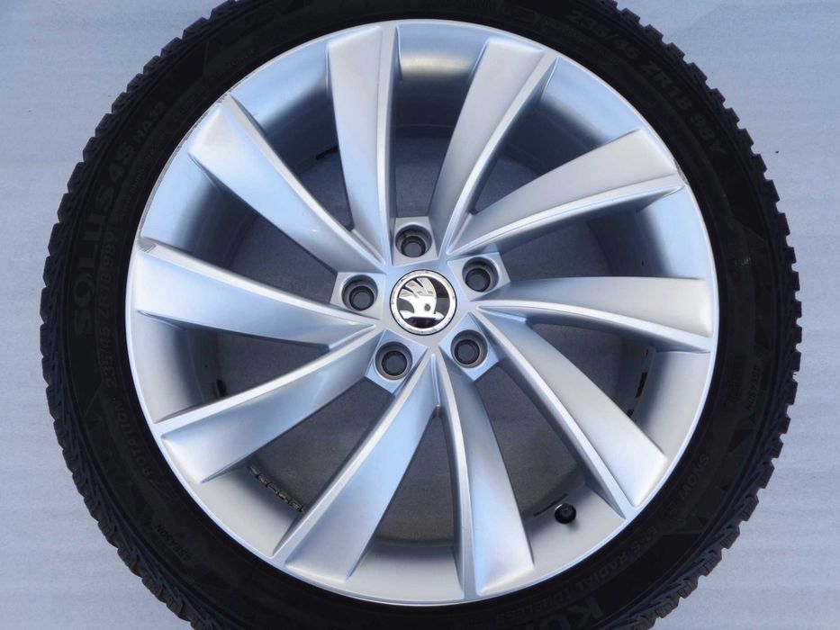 FELGI aluminiowe 18 SKODA SuberB OCTAVIA YETI Karoq 5x112 ET44 Oryginalne