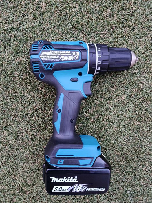 Makita DHP485RTJ 18V Brushless – 2× Baterias 5.0Ah e Mala Makpac