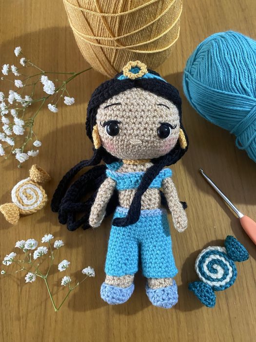 Princesa Jasmine Amigurumi
