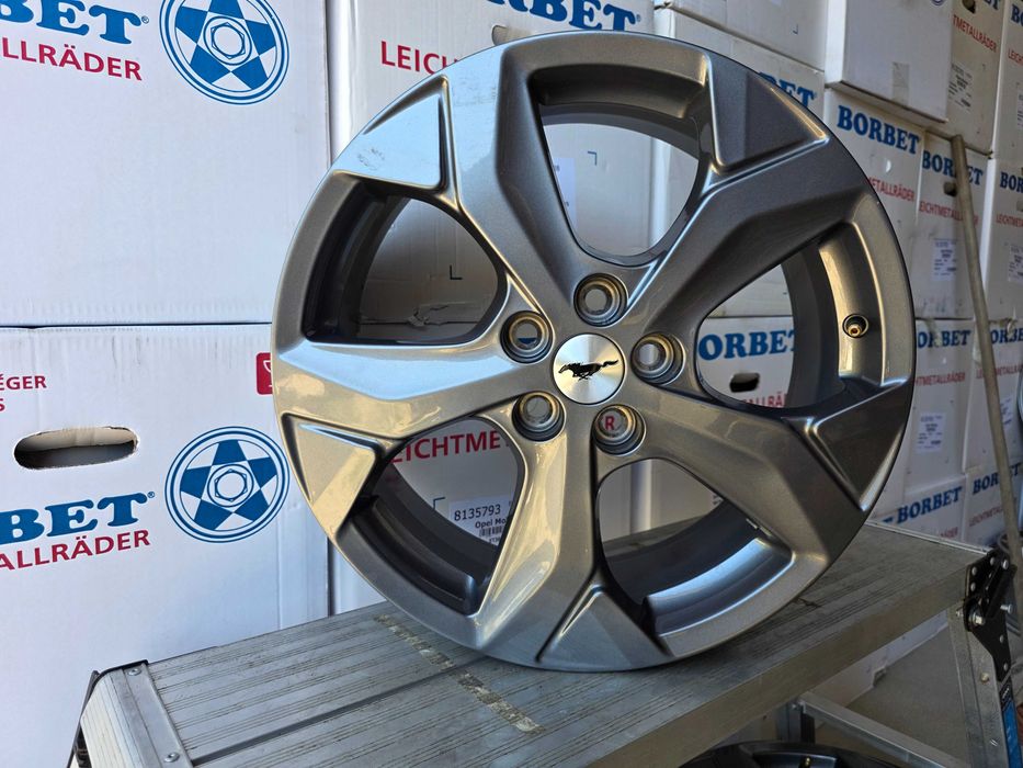 [1477] Felgi aluminiowe 18 cali 5x108 FORD Mustang ORYGINALNE et47,5 CZUJNIKI! Kuga mach e