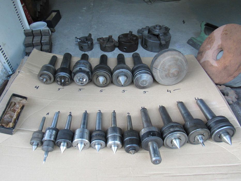 kieł tokarski obrotowy