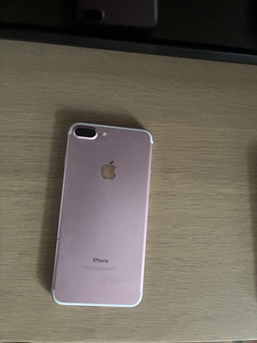 Iphone 7 plus 32 gb rosa e ouro (usado)