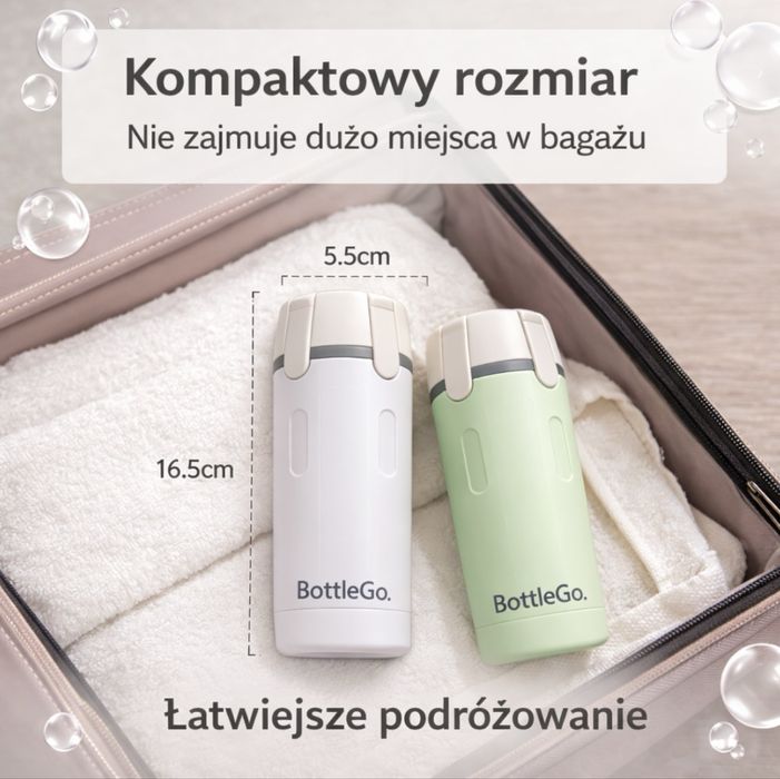 Butelka podrozna na kosmetyki 4w1