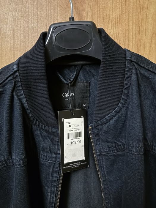 CARRY nowa kurtka jeansowa męska granatowa M