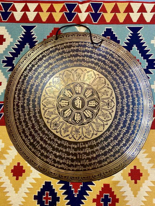 Gong grawerowany nepalski