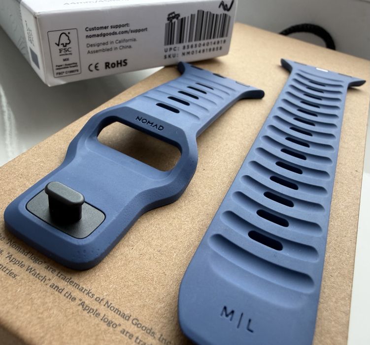 Ремінець Apple Watch Nomad Sport Band Naval Blue 46mm/49mm  Оригінал