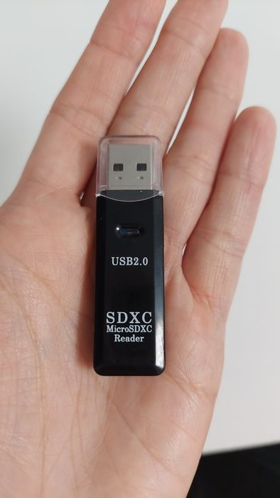 Картрідер зовнішній USB 2.0 micro CD та micro SDHC