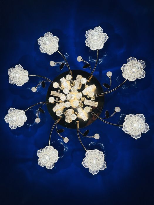 Розкішна люстра на 16 лампочок