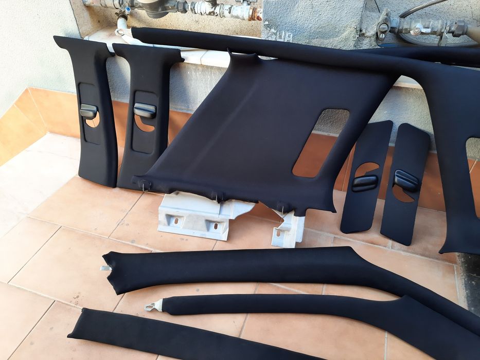 Pilares Forrados de preto