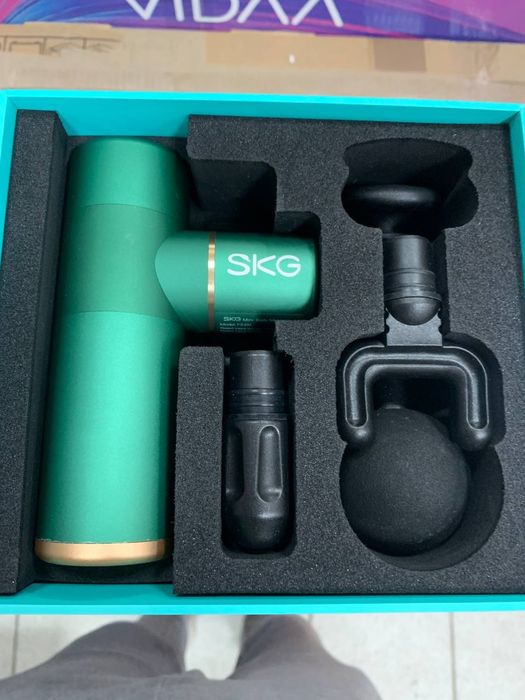 Новий SKG F3 mini, F3 light, Перкусійний масажер- пістолет оригінал