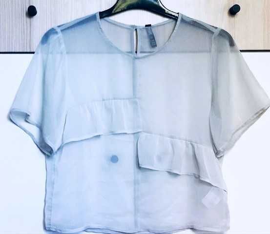 Bluzka szaro srebrna 36 /S