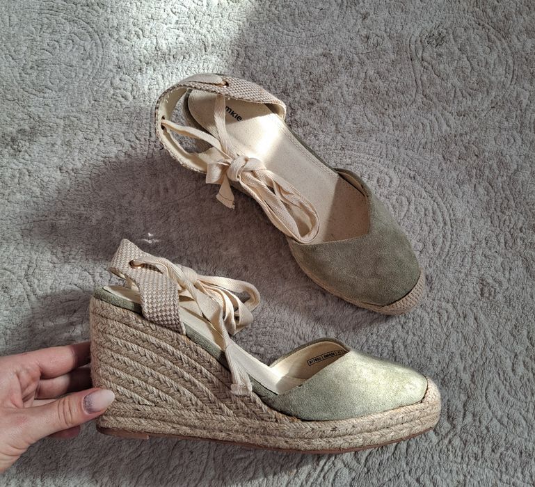 Koturny espadryle Pimkie 41 juttowe oliwkowe