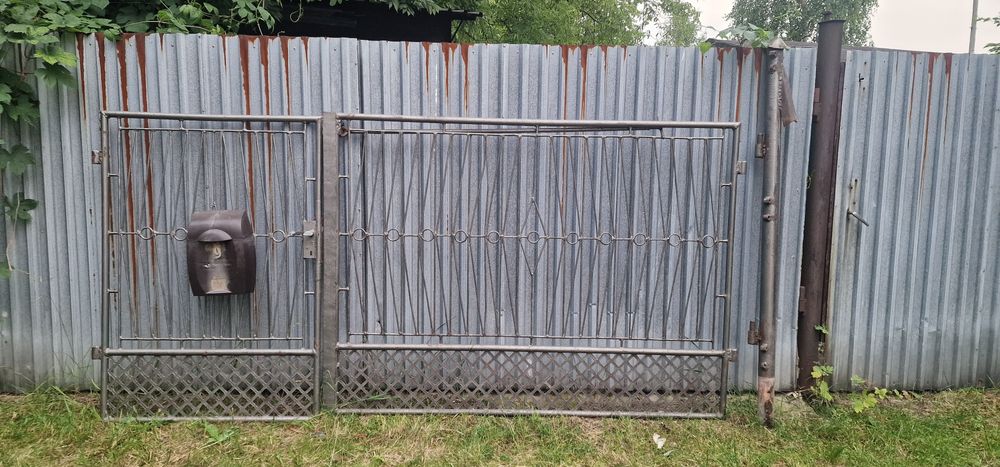 Brama wjazdową Brama budowlana ogrodzenie tymczasowe na działkę 3 x 1.