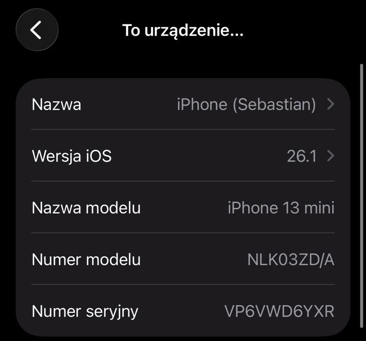 Iphone 13 mini Midnight Blue 128GB