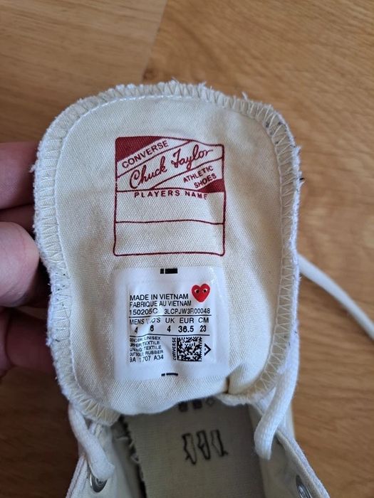 Trampki Converse Comme Des Garcons rozm. 36,5
