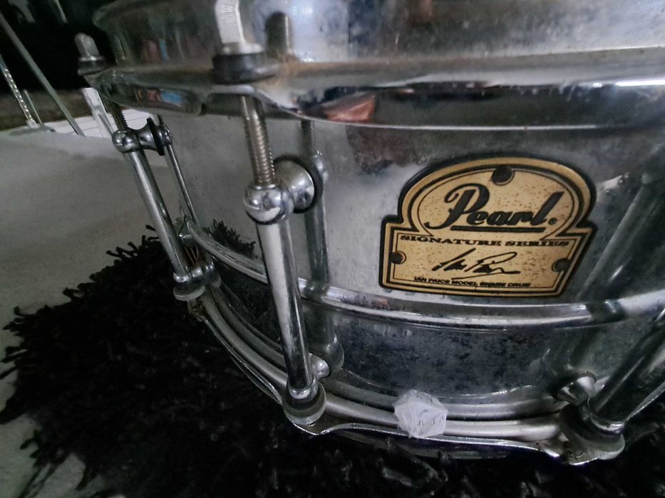 Bateria Pearl export +Rack+pratos/case+tarola extra